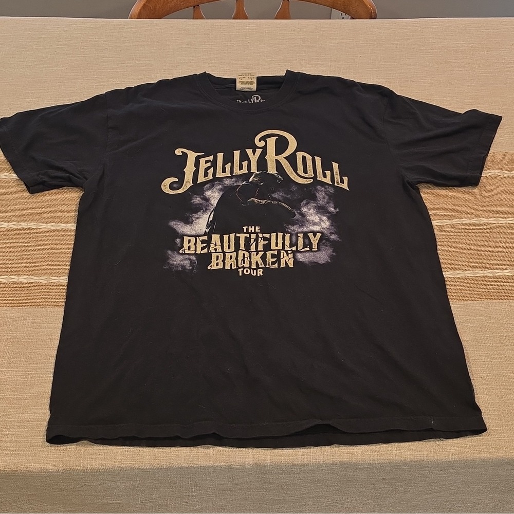 Jelly Roll The Beautifully Broken Tour Country T-Shirt Size XL